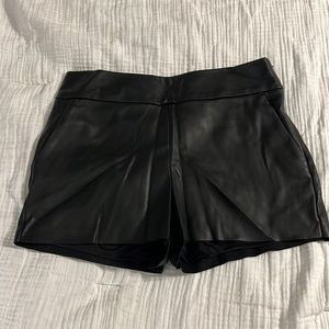 Express Pleather shorts